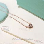 AAA Replica Tiffany Diamonds Heart Necklace Price - 925 Silver